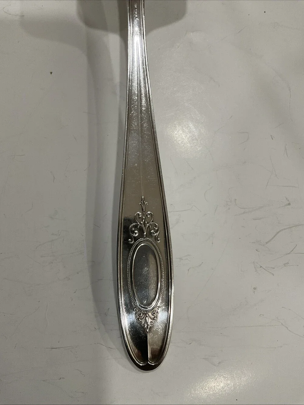 International Wedgwood Sterling Silver Salad Serving Fork 1924